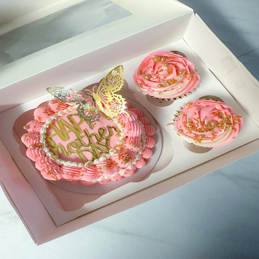 Bento Cake W/ 2 cupcakes