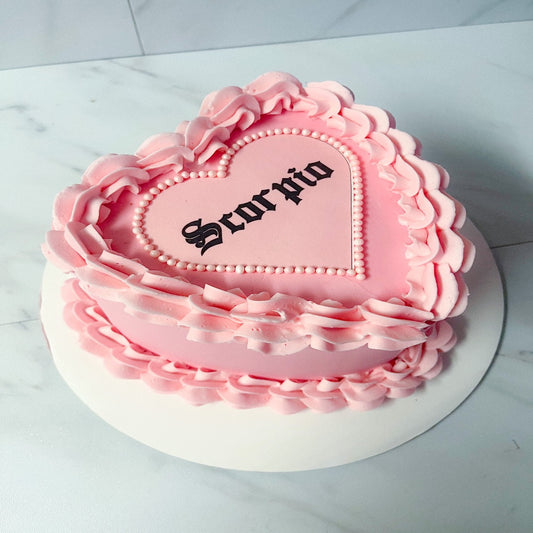 6in Heart Cake